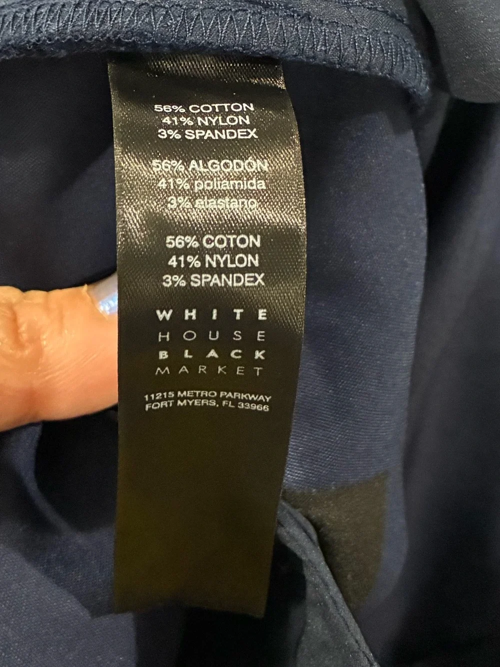 WHITE HOUSE BLACK MARKET THE SLIM ANKLE PANT NEW WITH TAG